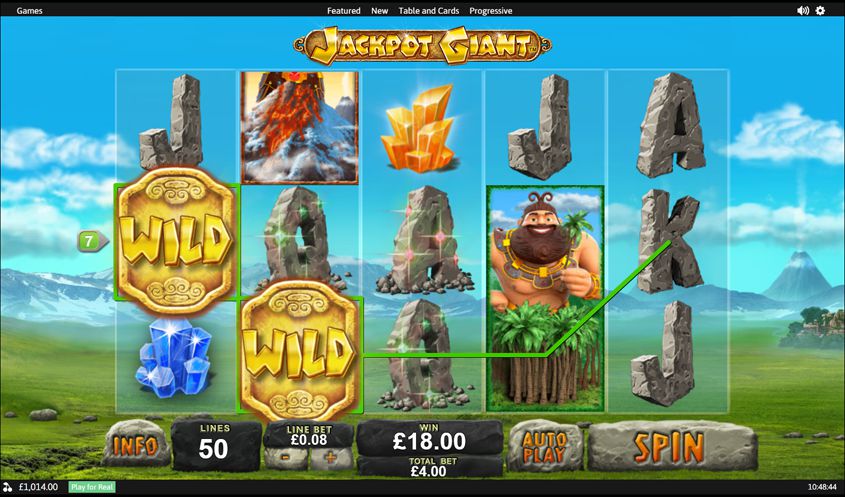 Gameplay della slot Jackpot Giant