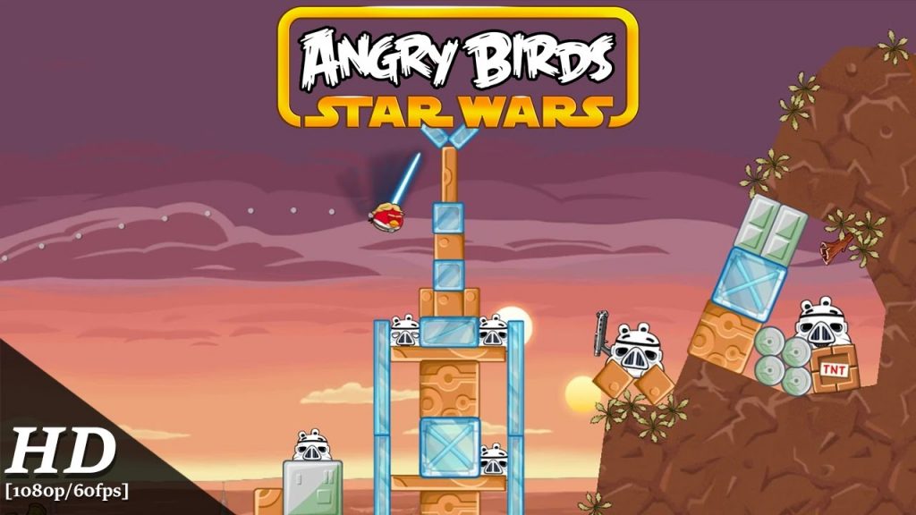 Mécanismes du jeu Angry birds star wars