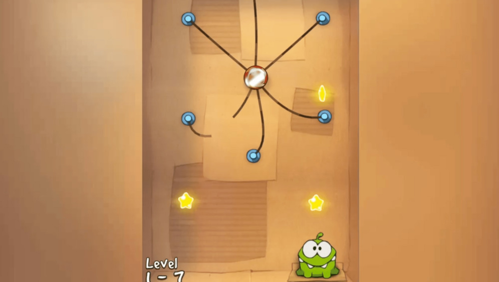 Mobile game Cut the rope