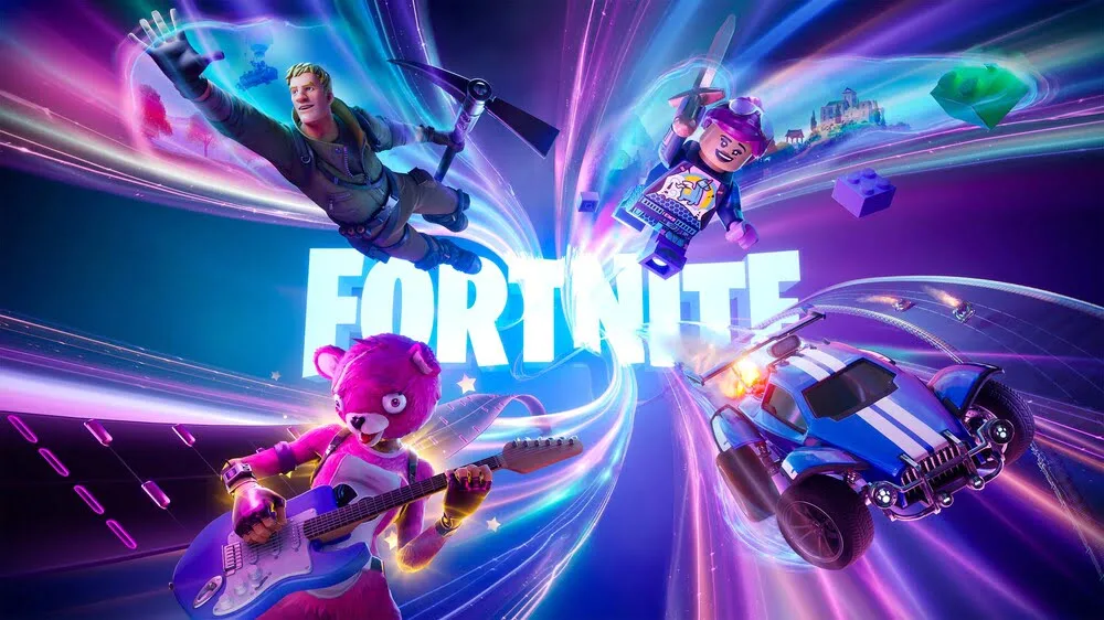 Interfaccia di gioco mobile di Fortnite