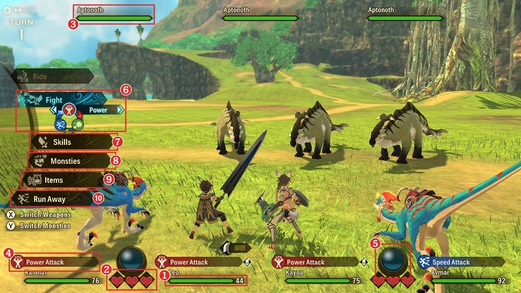 Guida  mobile des monster hunter 