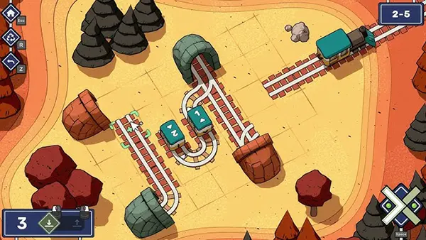 Wagons logiques en mouvement